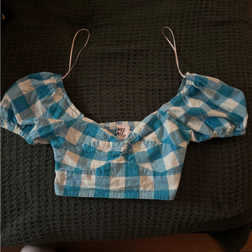 Plaid Crop Top